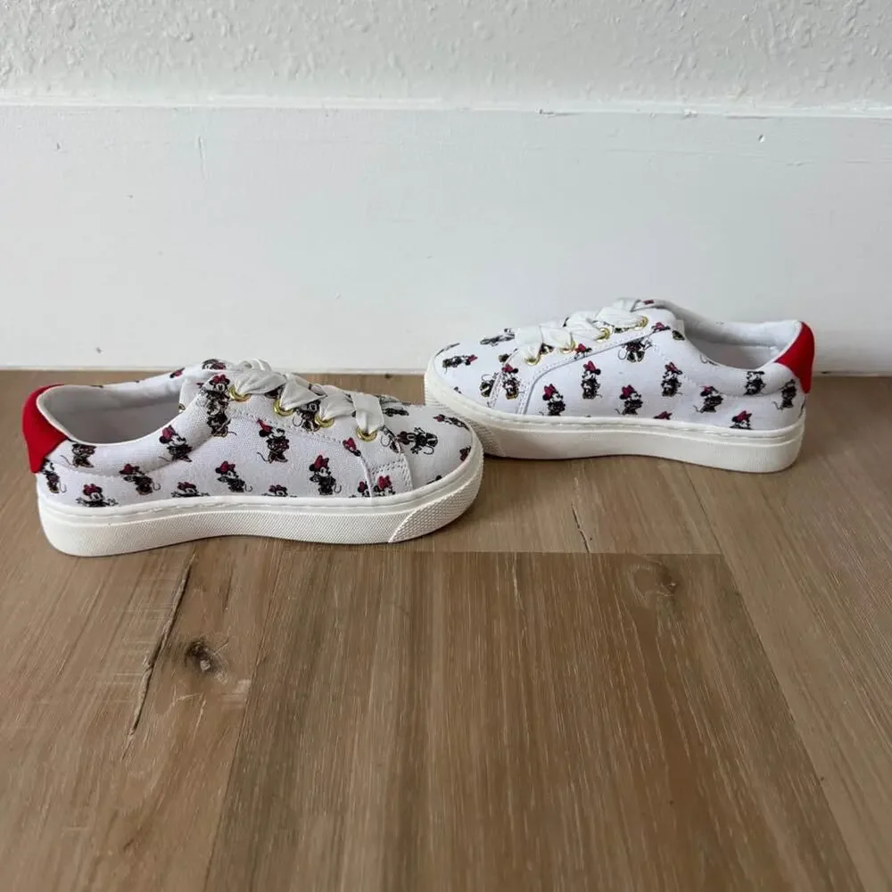 Girls Janie and Jack x Disney Minnie Mouse Sneakers Size 10